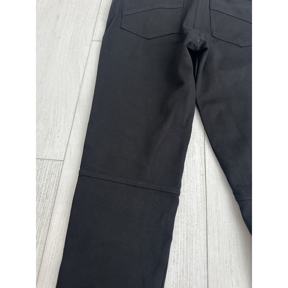 Sanctuary Anthropologie Black Grease Legging Pants Sz M Pull On Ponte Knit - Picture 6 of 7
